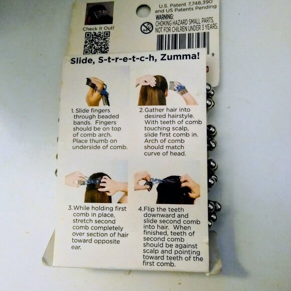 Non-Damaging Wide Tooth Stretch Comb for Thick, Curly Hair - Zumma - Picture 2 of 4